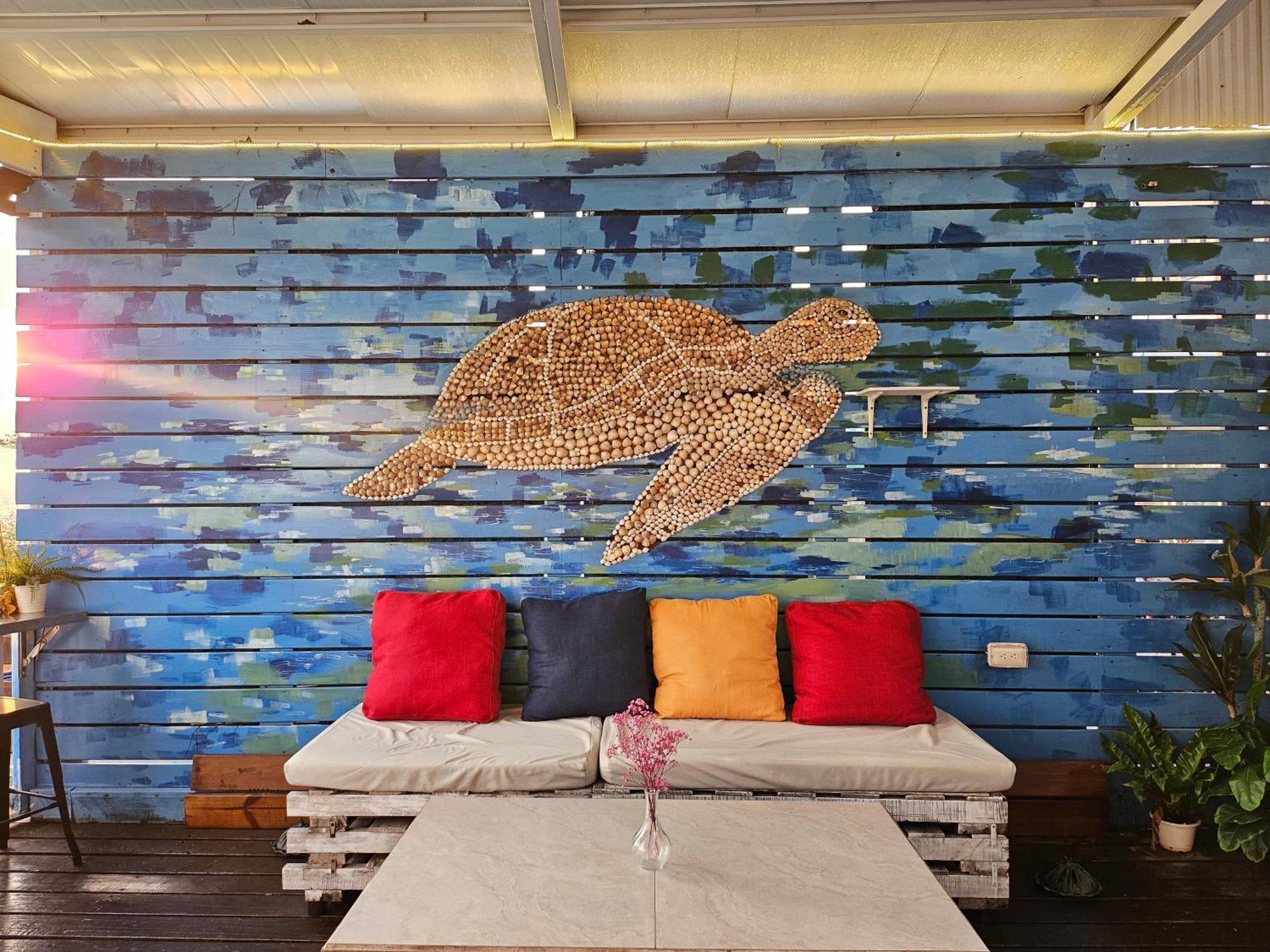 舞浪海景旅店 Hotel Đảo Tiểu Lưu Cầu Ngoại thất bức ảnh