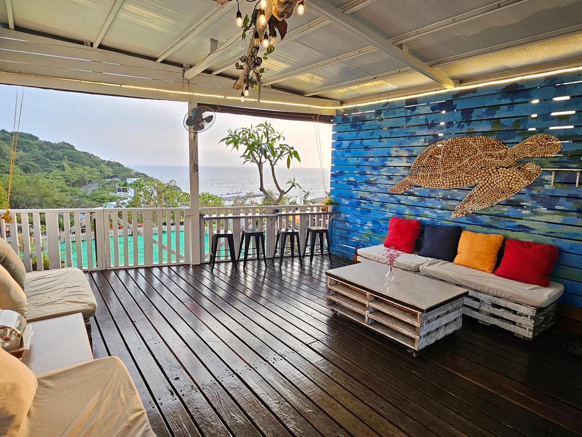 舞浪海景旅店 Hotel Đảo Tiểu Lưu Cầu Ngoại thất bức ảnh