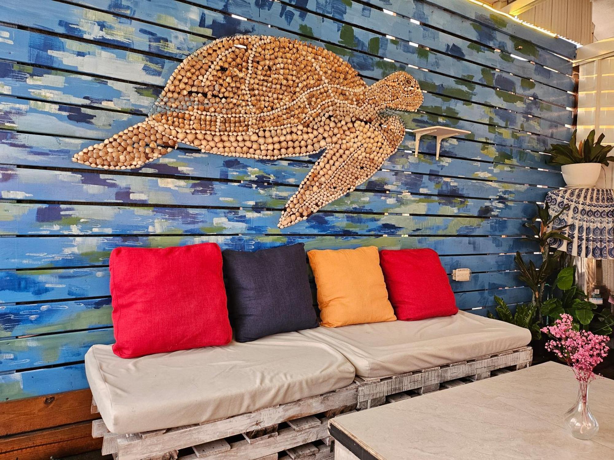 舞浪海景旅店 Hotel Đảo Tiểu Lưu Cầu Ngoại thất bức ảnh
