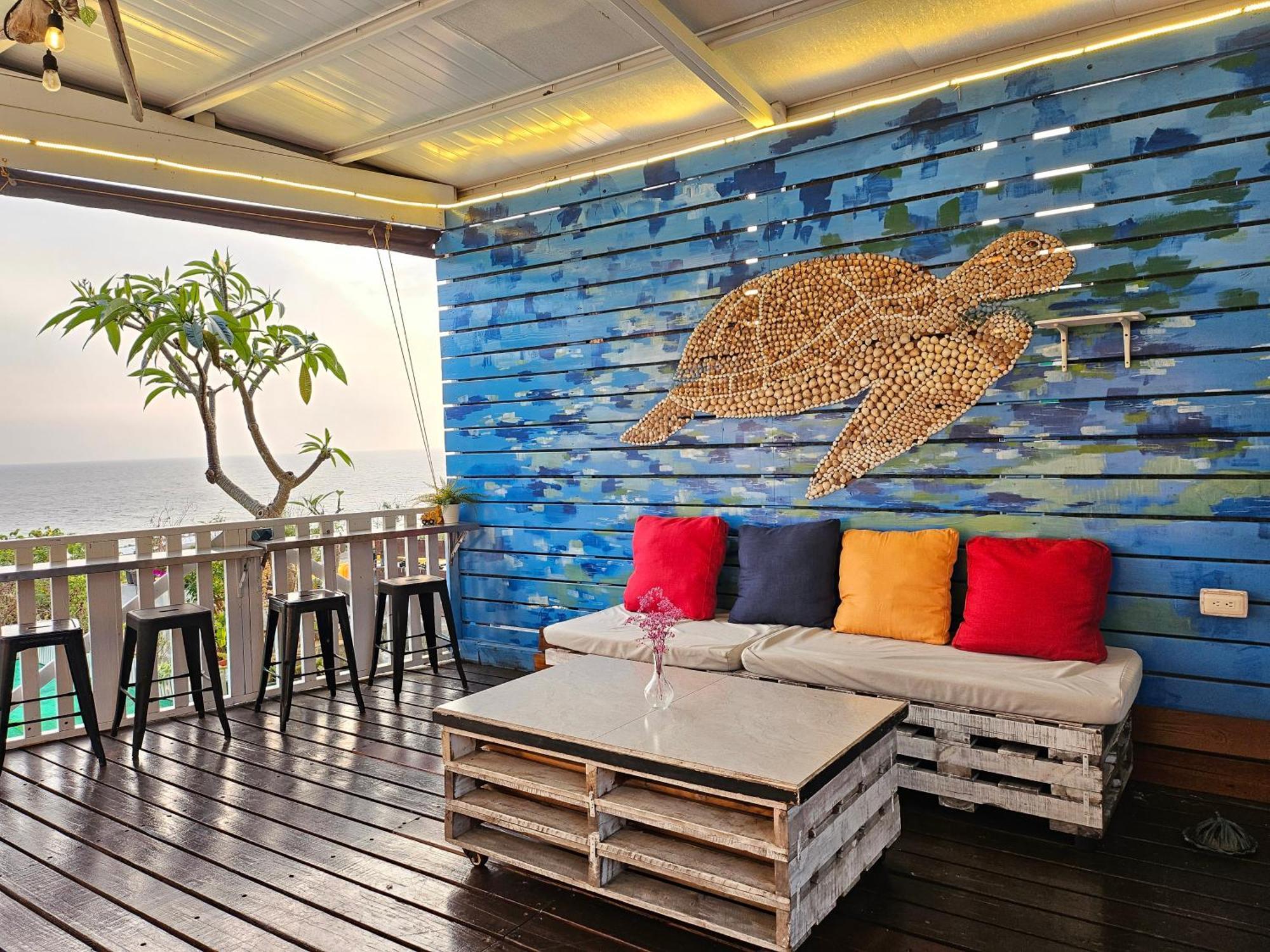 舞浪海景旅店 Hotel Đảo Tiểu Lưu Cầu Ngoại thất bức ảnh